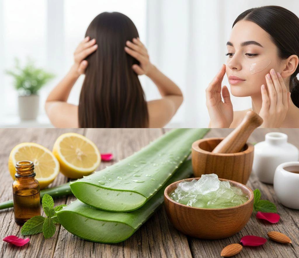 অ্যালোভেরা: ত্বক ও চুলের প্রাকৃতিক যত্নের সহজ উপায়